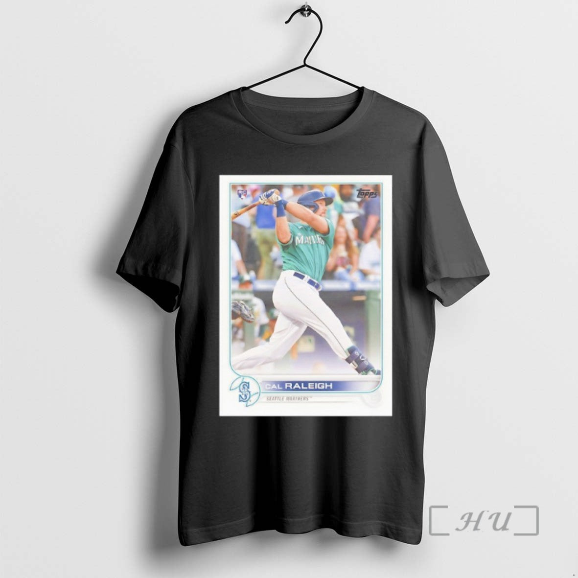 Trending Seattle Mariners Cal Raleigh Topps Baseball Card Player Tee Shirt Sweater