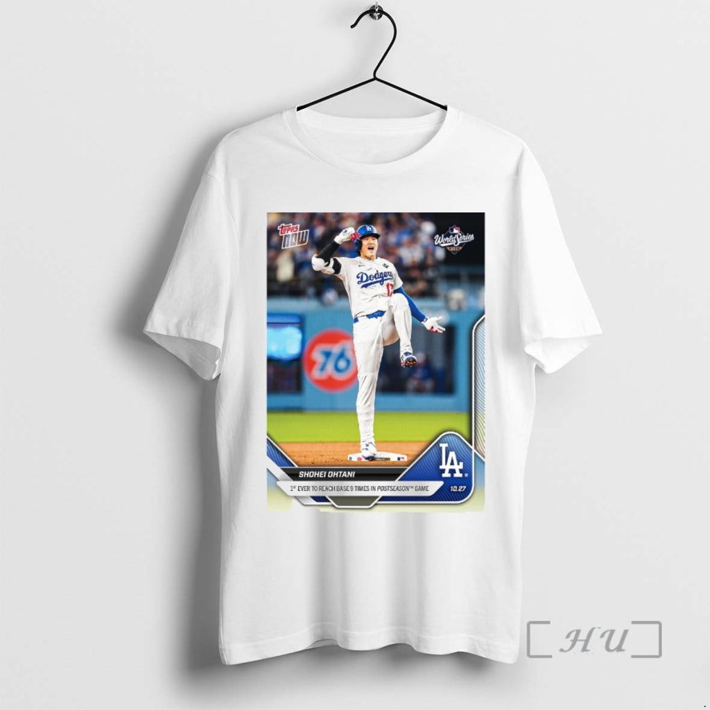 Trending Shohei Ohtani 2025 Mlb Topps Los Angeles Dodgers 1st Ever To Reach Base