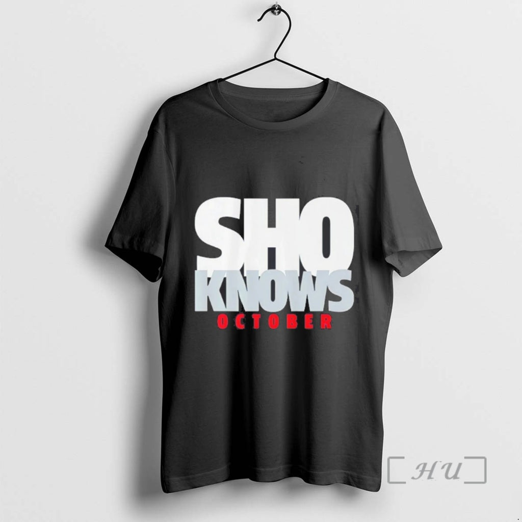 Trending Shohei Ohtani Sho Knows October La Dodgers Tee Shirts Sweater