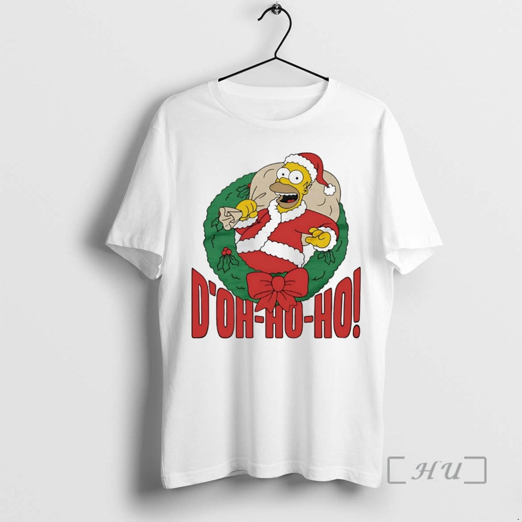 Trending Simpsons Homer Santa Doh Ho Ho Christmas Premium T Shirt Sweater