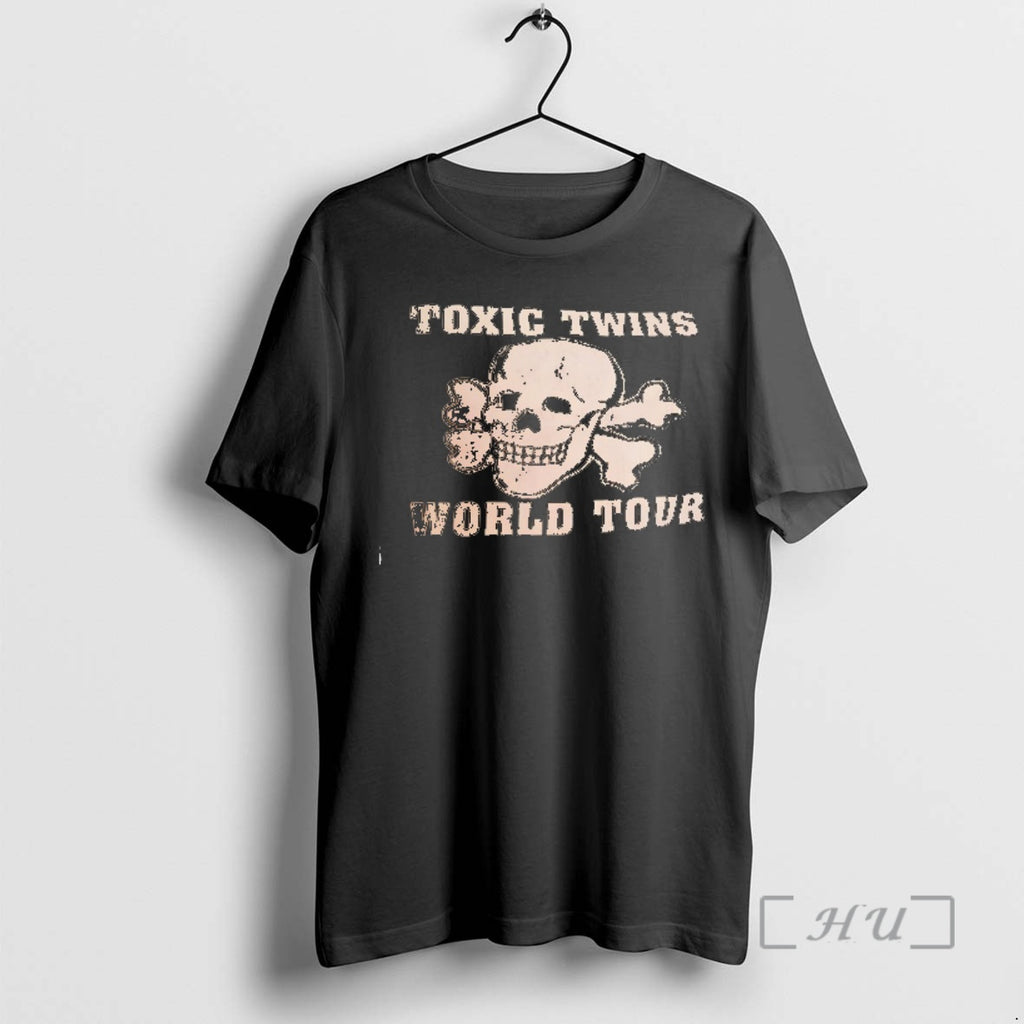 Trending Skull Toxic Twins World Tour Premium T Shirt Sweater