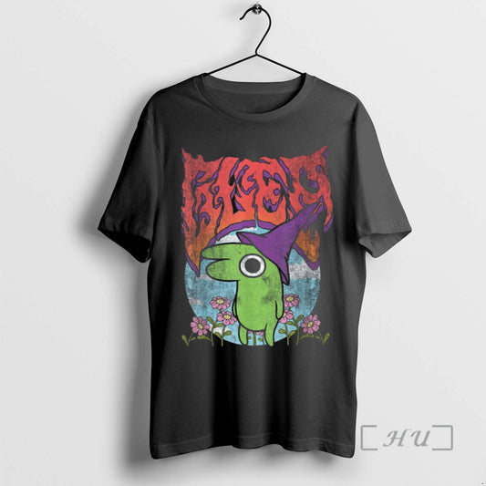 Trending Smiling Friends Glep Vintage Heavy Metal Flowers Cartoon