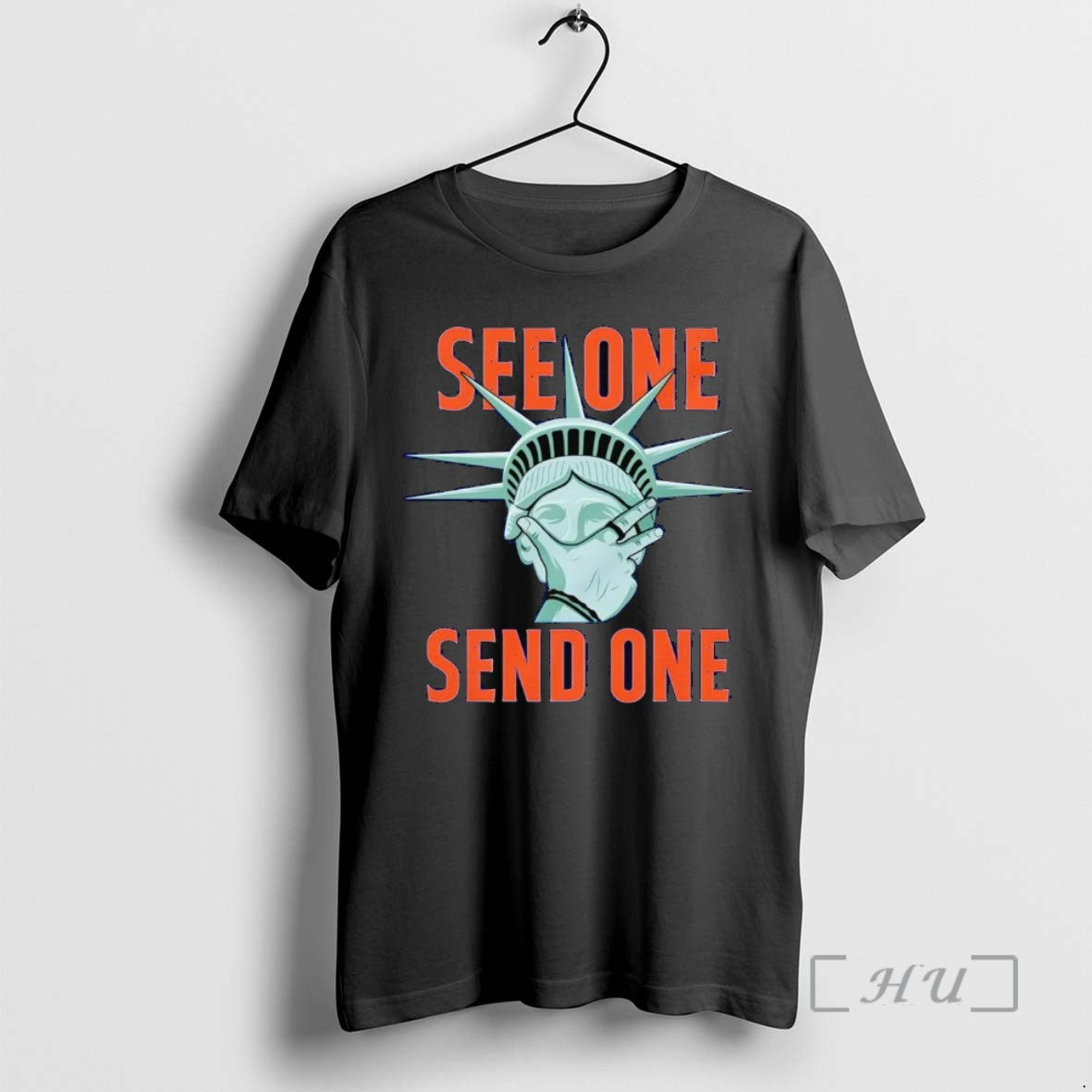 Trending Statue Of Liberty 3 Point Celebration See One Send One Ny Knicks T Shirts