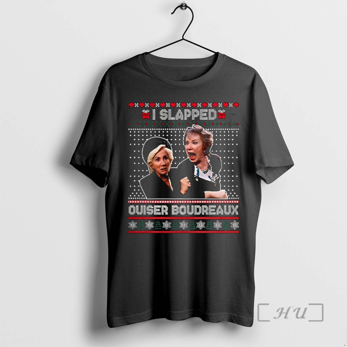Trending Steel Magnolias I Slapped Ouiser Boudreaux Christmas Premium T Shirt Sweater