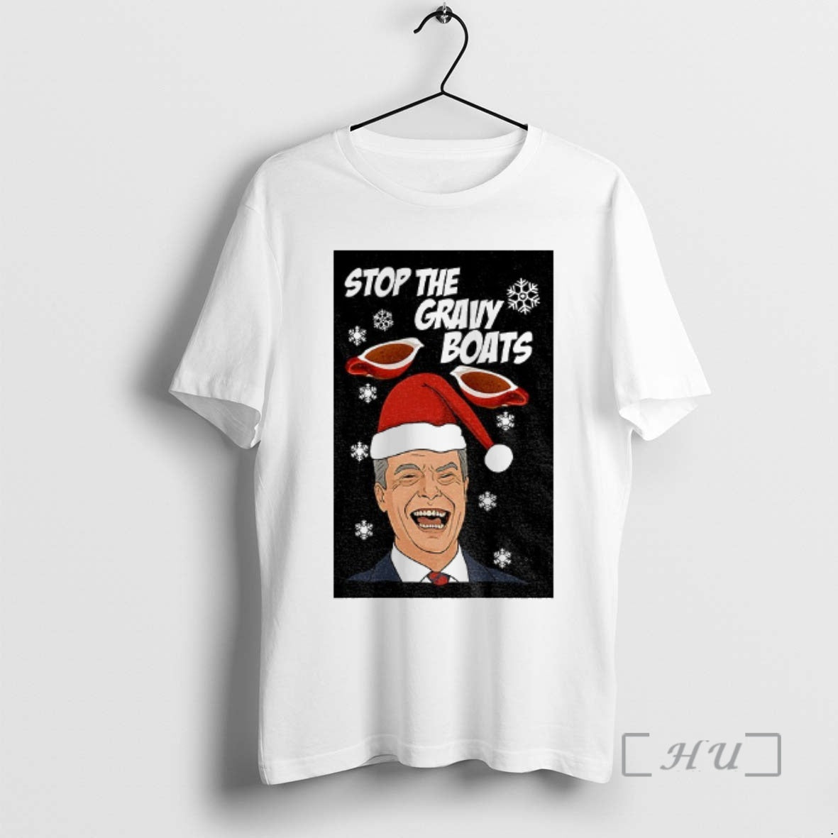 Trending Stop The Gravy Boats Nigel Farage Funny Christmas Jumper