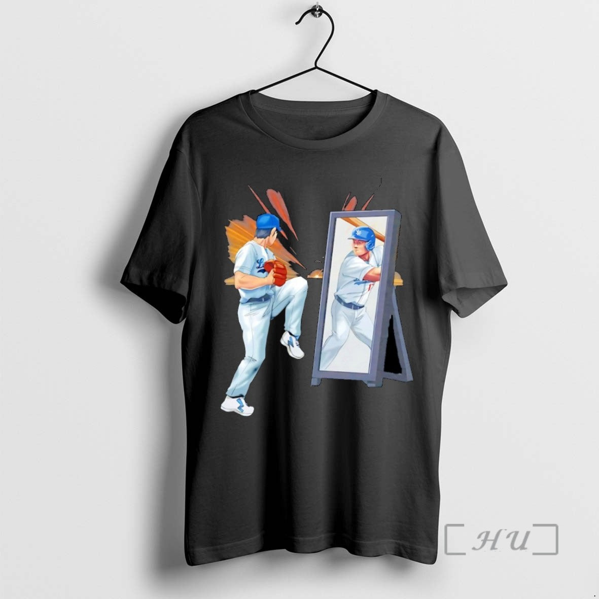 Trending Super Shohei Ohtani Mirror World Series Los Angeles Dodgers Baseball Tee Shirts Sweater