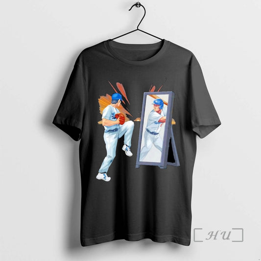 Trending Super Shohei Ohtani Mirror World Series Los Angeles Dodgers Baseball Tee Shirts Sweater