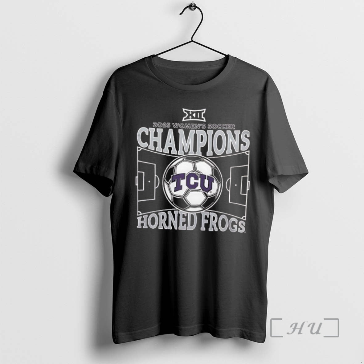 Trending Tcu Horned Frogs 2025 Womens Soccer Champions 2 Sided Premium T Shirt Sweater