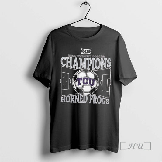 Trending Tcu Horned Frogs Back To Back 24 25 Womens Soccer Champions 2 Sided Premium