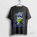 Trending Tampa Bay Rays Baseball Grinch Holding Helmet Christmas Tee Shirts Sweater