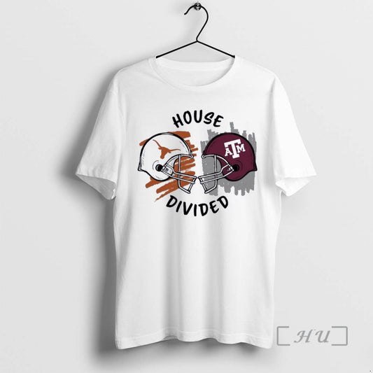 Trending Texas Am Aggies Vs Texas Longhorns House Divided Helmet