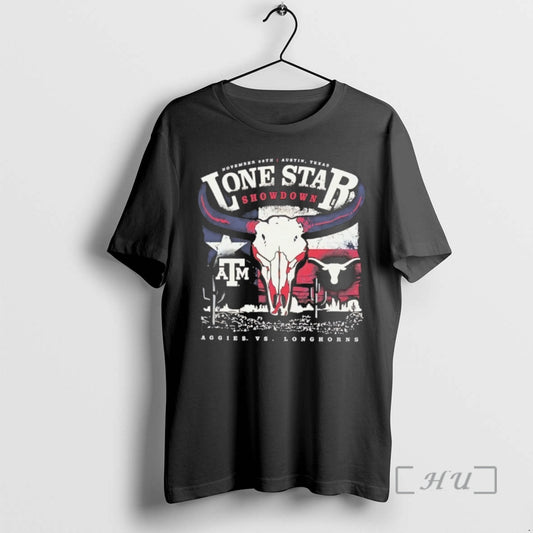 Trending Texas Longhorns Vs Texas Am Aggies 2025 Lone Star Showdown Premium T Shirts Sweater