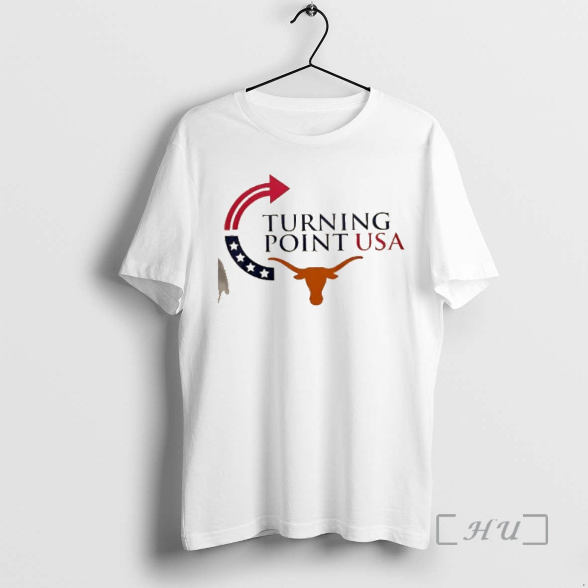 Trending Texas Longhorns X Turning Point Usa Freedom Charlie Kirk 2 Sided Premium T Shirts