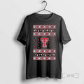 Trending Texas Tech Red Raiders Ugly Christmas Light Premium T Shirt Sweater