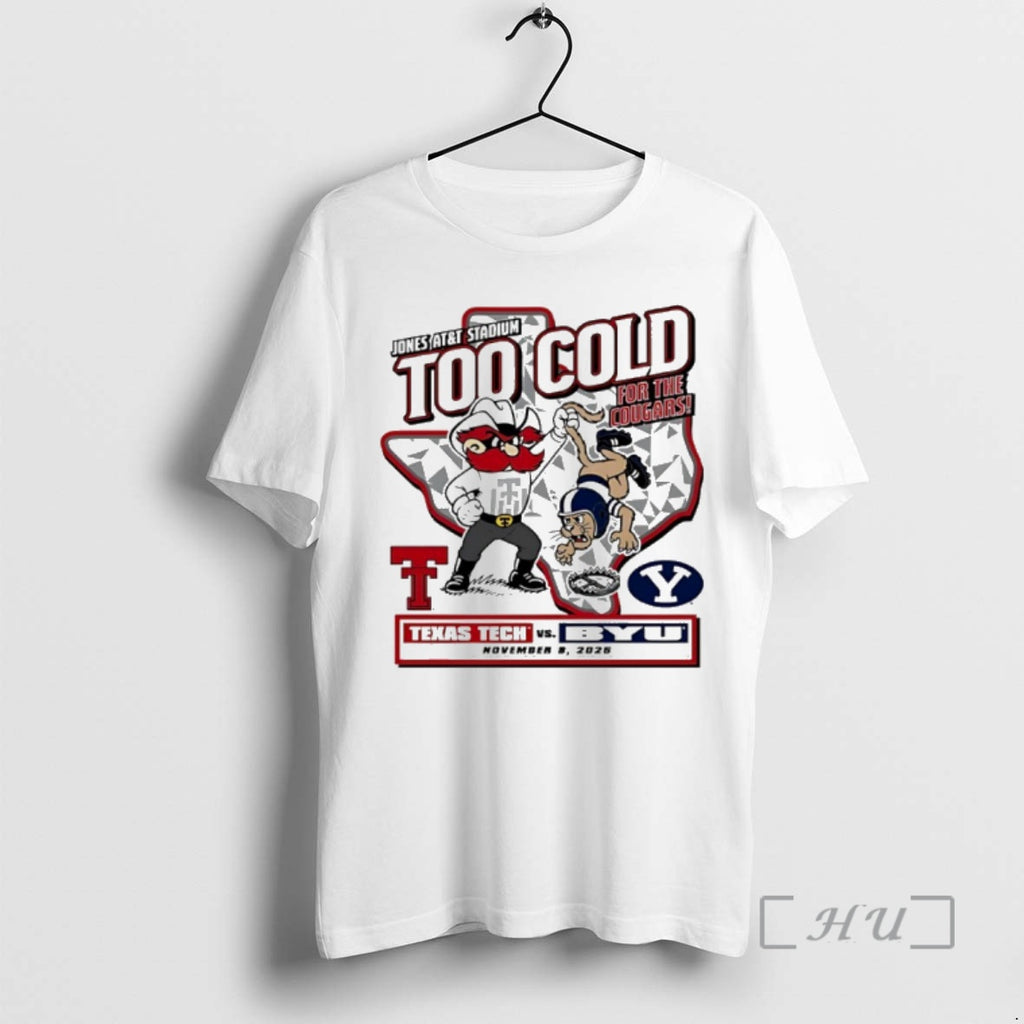 Trending Texas Tech Vs Byu 2025 Too Cold For The Cougars Gameday Mascot Premium