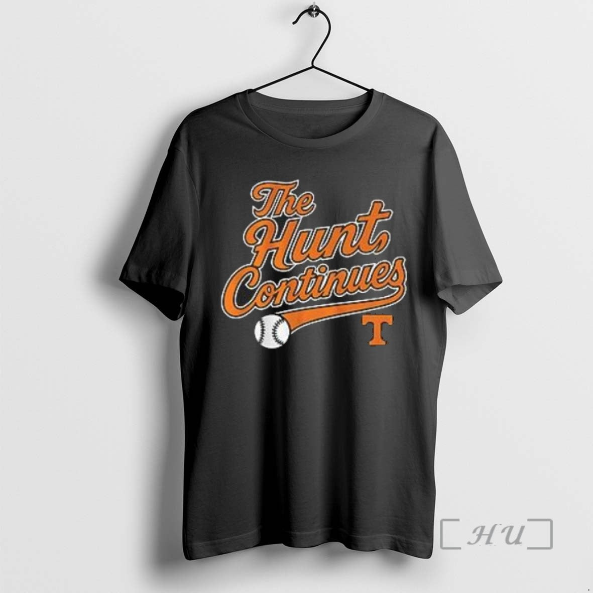 Trending The Hunt Continues Tennessee Baseball Text Design Tee Shirts Sweater