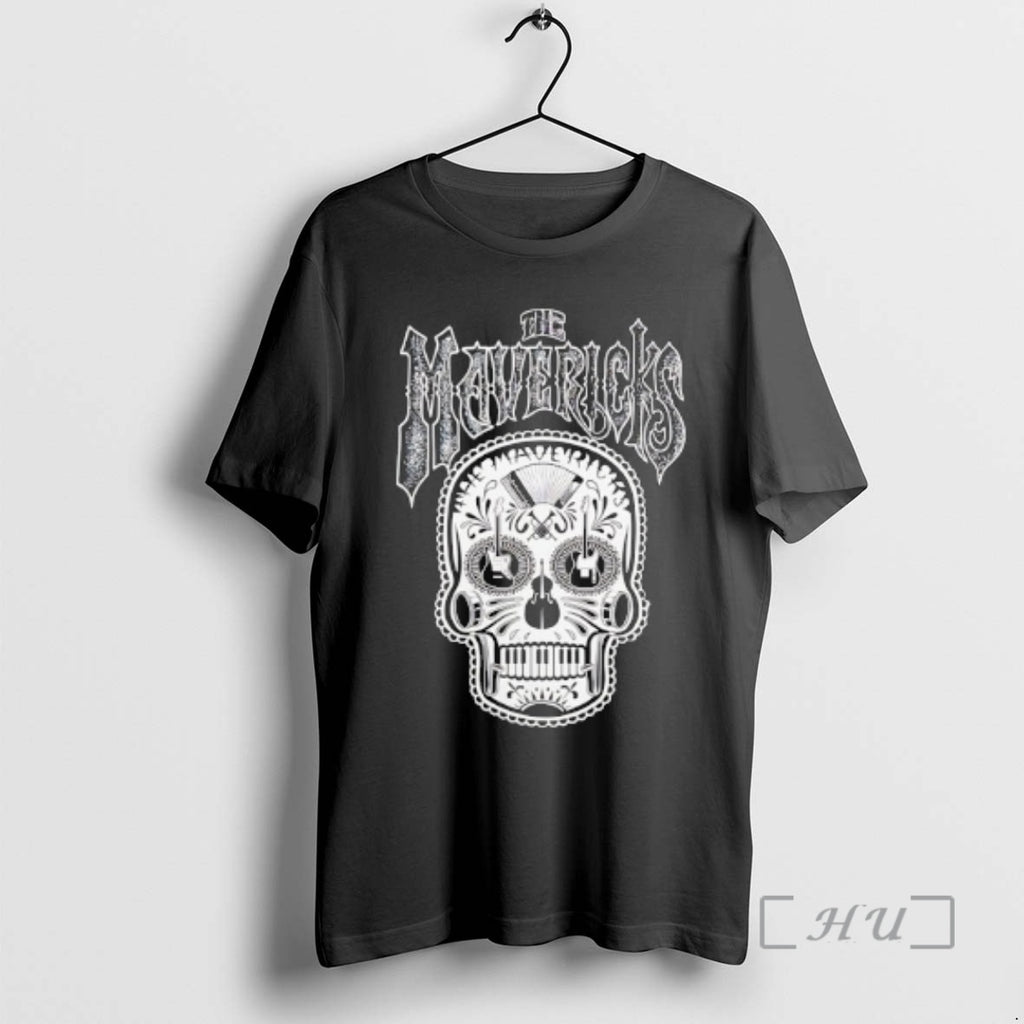 Trending The Mavericks Skull Guitar Piano Premium T Shirt Sweater