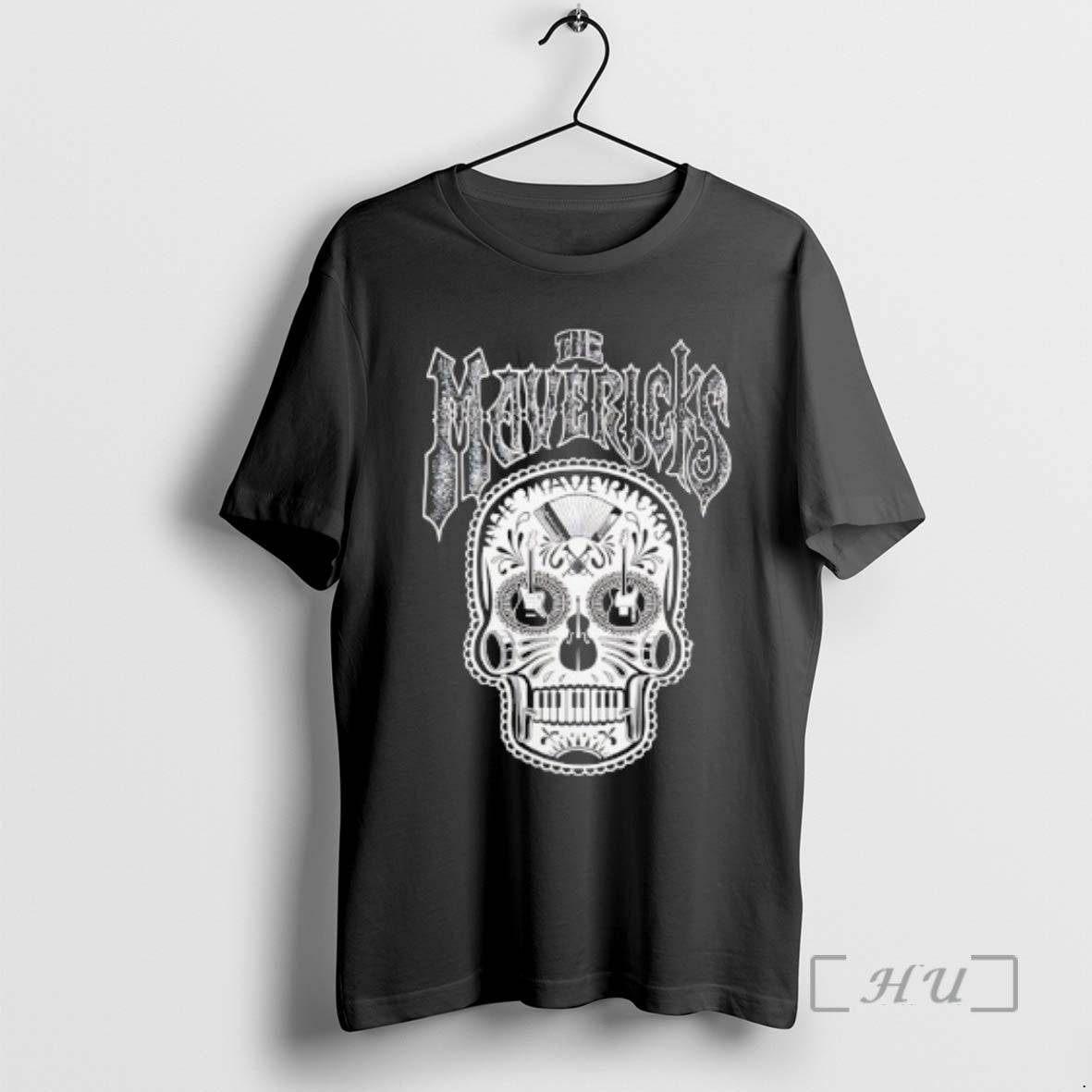 Trending The Mavericks Skull Guitar Piano Premium T Shirt Sweater
