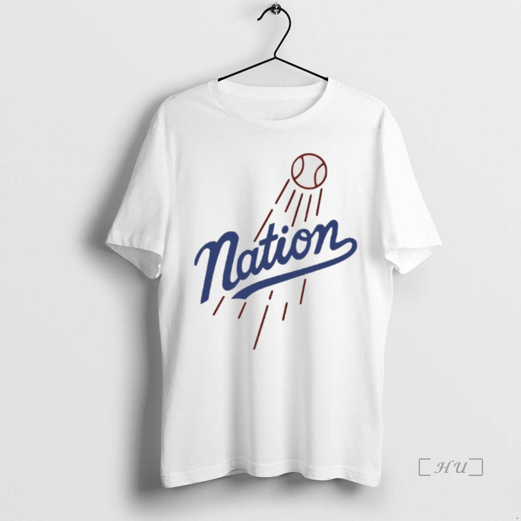 Trending The Nation Los Angeles Dodgers Parody Logo T Shirt Sweater