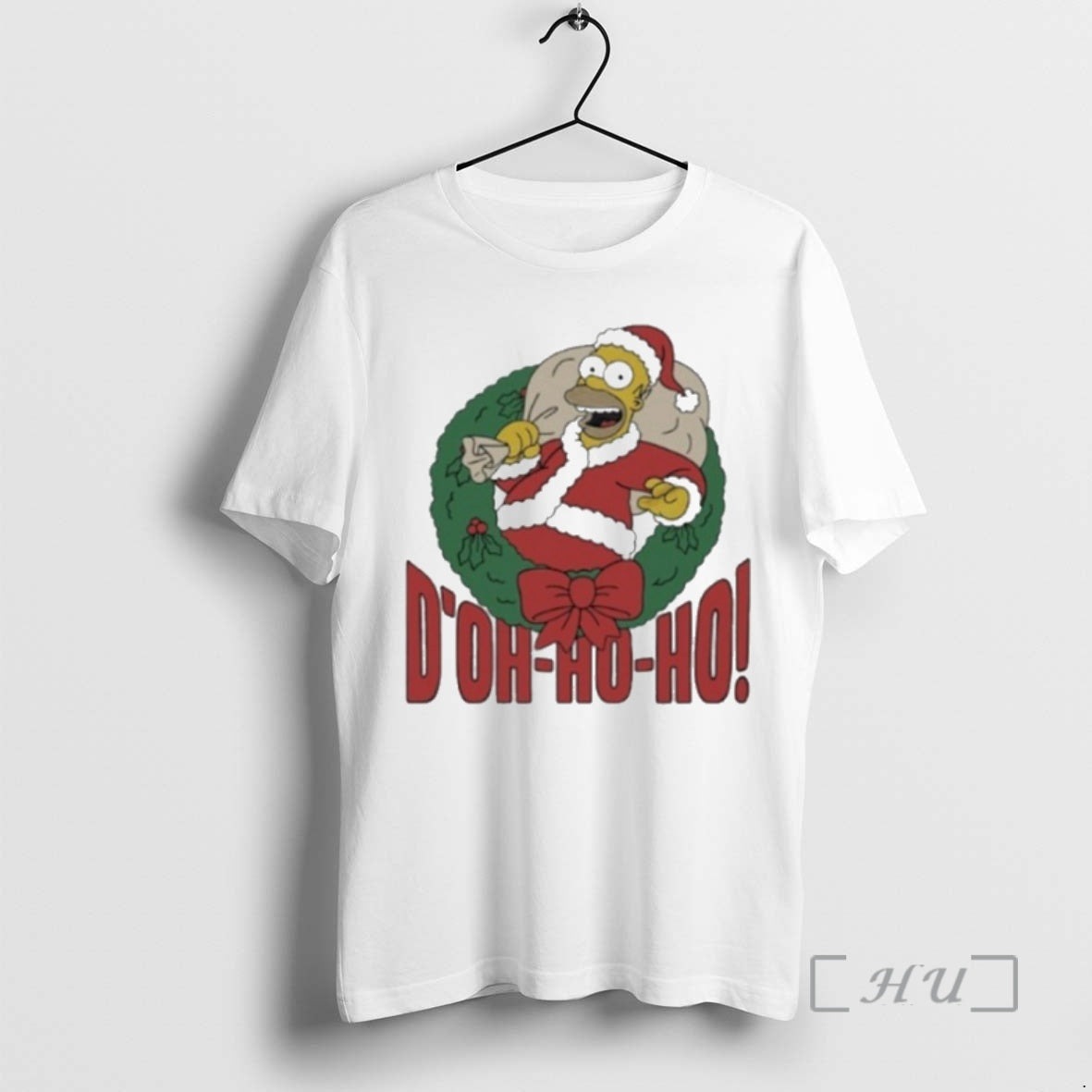 Trending The Simpsons Homer Doh Ho Ho Christmas 2025 Premium T Shirt Sweater