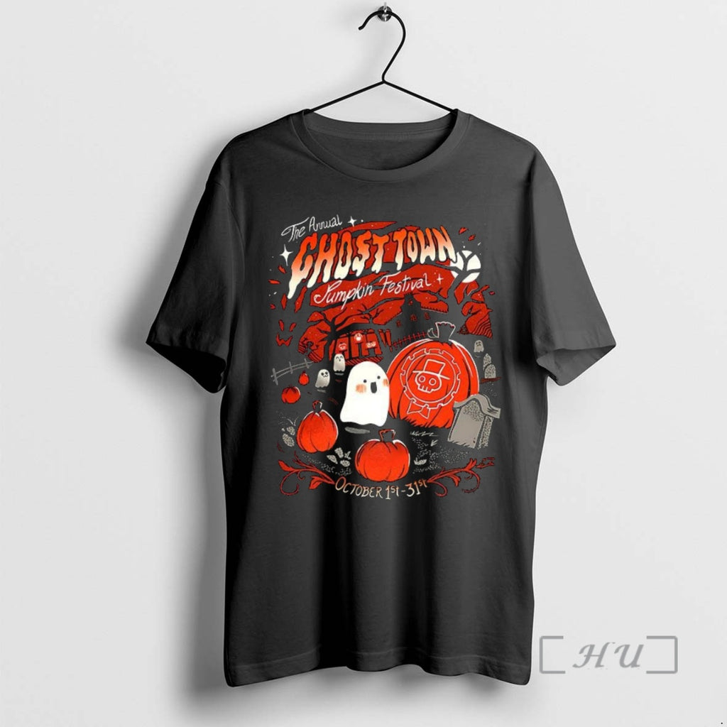 Trending The Annual Ghost Town Pumpkin Festival Halloween Premium T Shirt Sweater