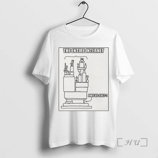 Trending The Entire Internet Aws Us East 1 Tee Shirt Sweater