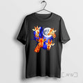 Trending Three Giraffe Retro Graphic Moon