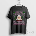 Trending Tis The Season To Dismantle The Patriarchy Ugly Christmas Ornaments Premium T Shirt Sweater