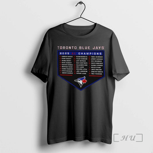 Trending Toronto Blue Jays 2025 American League Champions Roster Tee Shirt Sweater