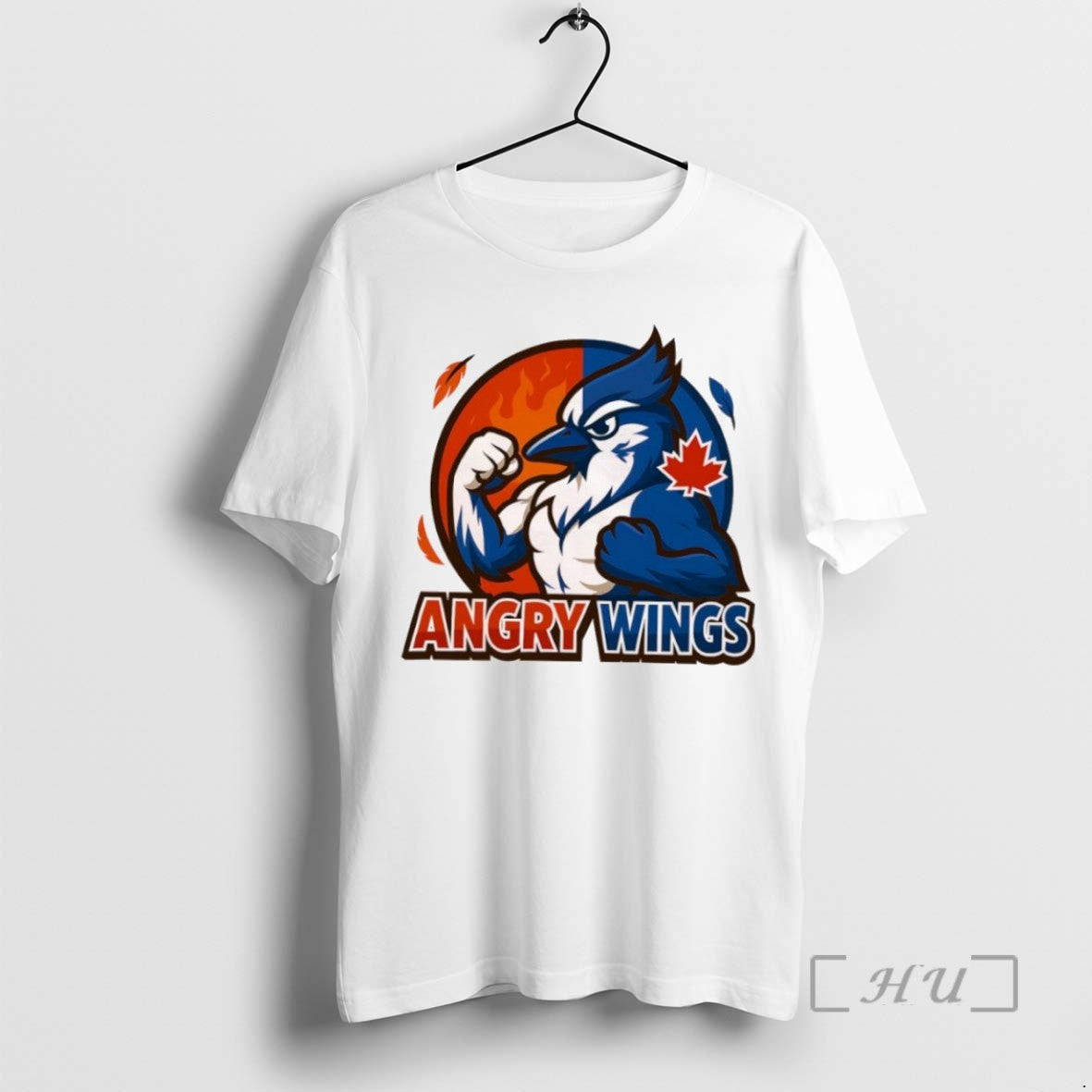 Trending Toronto Blue Jays Angry Wings Mascot Maple Leaf Logo Tee Shirts Sweater