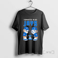 Trending Toronto Blue Jays Peeing Los Angeles Dodgers Premium T Shirt Sweater