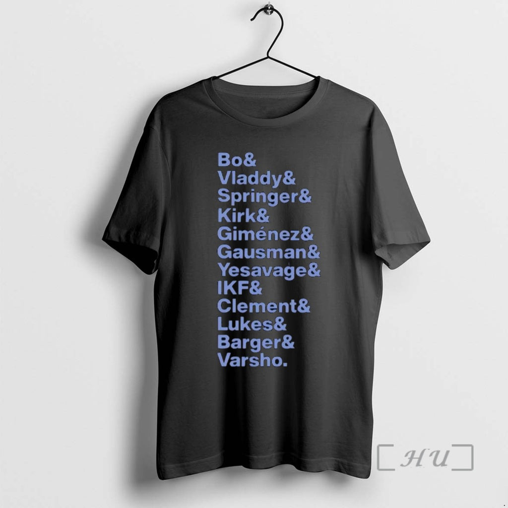 Trending Toronto Blue Jays Players Names Ampersand Tee Shirts Sweater
