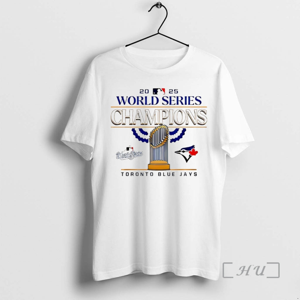 Trending Toronto Jays 2025 World Series Champions Trophy Christmas Premium T Shirt Sweater