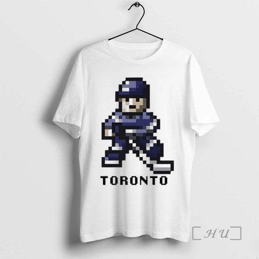 Trending Toronto Maple Leafs Hockey 8 Bit Retro Baller Premium T Shirt Sweater