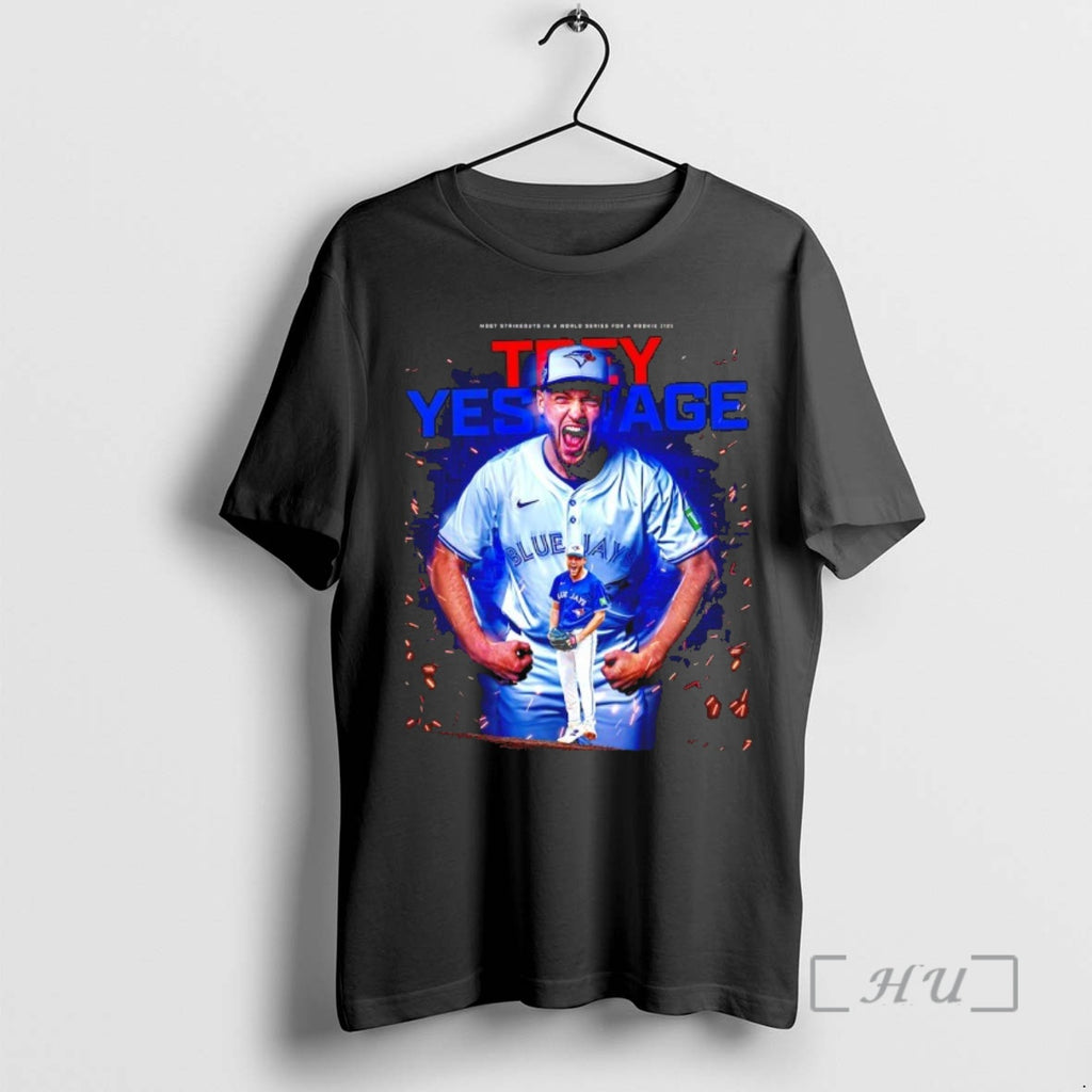 Trending Trey Yesavage Toronto Blue Jays 2025 World Series Rookie Record 12 Strikeouts Premium