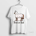 Trending Trick Or Trot Halloween Horse Lover Cute Ghost Horse T Shirt Sweater