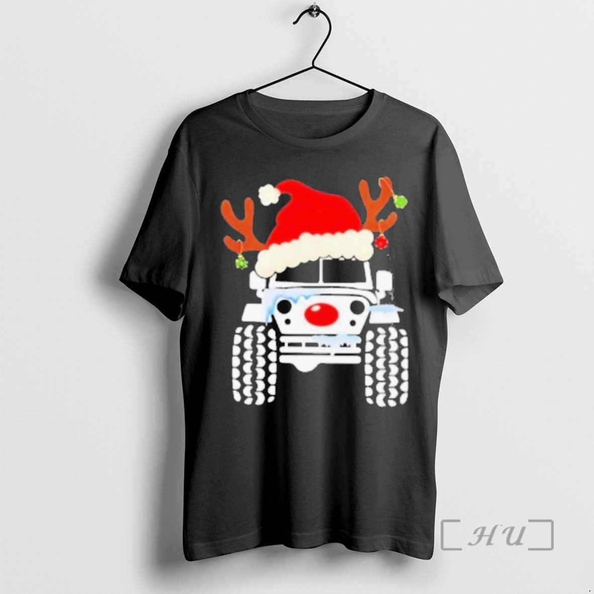 Trending Truck Snow Hat Christmas 2024 Black