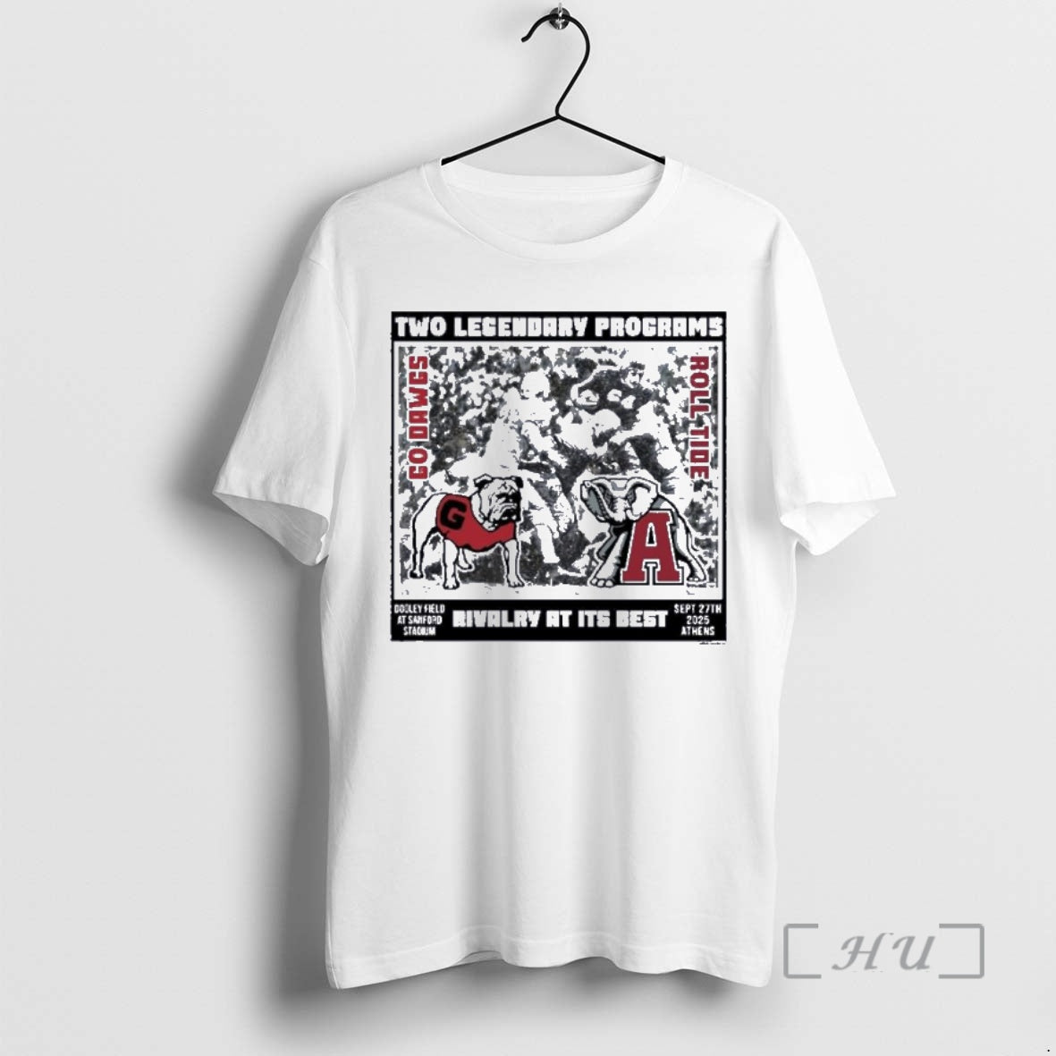 Trending University Of Georgia Football Vs Alabama Gameday Rivalry At Its Best Premium T Shirts