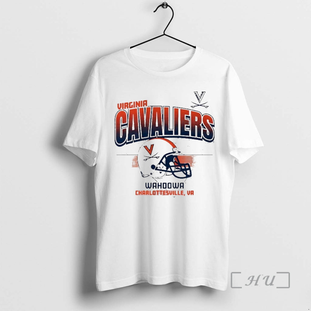 Trending Virginia Cavaliers Football Wahoowa Charlottesville Helmet Grid Premium T Shirt Sweater