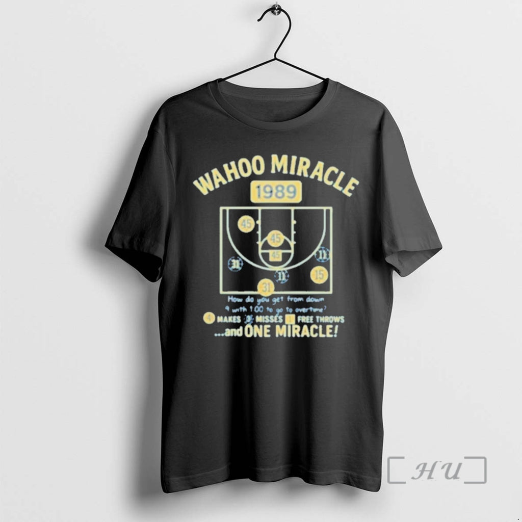 Trending Wahoo Miracle 1989 4 Makes 3 Misses 1 Free Throws And One Miracle Premium