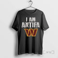 Trending Washington Commanders I Am Antifa Against Fascism Premium T Shirt Sweater