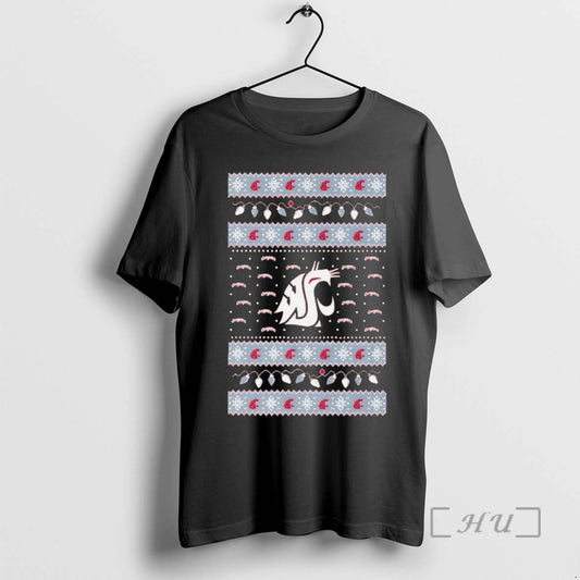 Trending Washington State Cougars Ugly Christmas Light Premium T Shirt Sweater