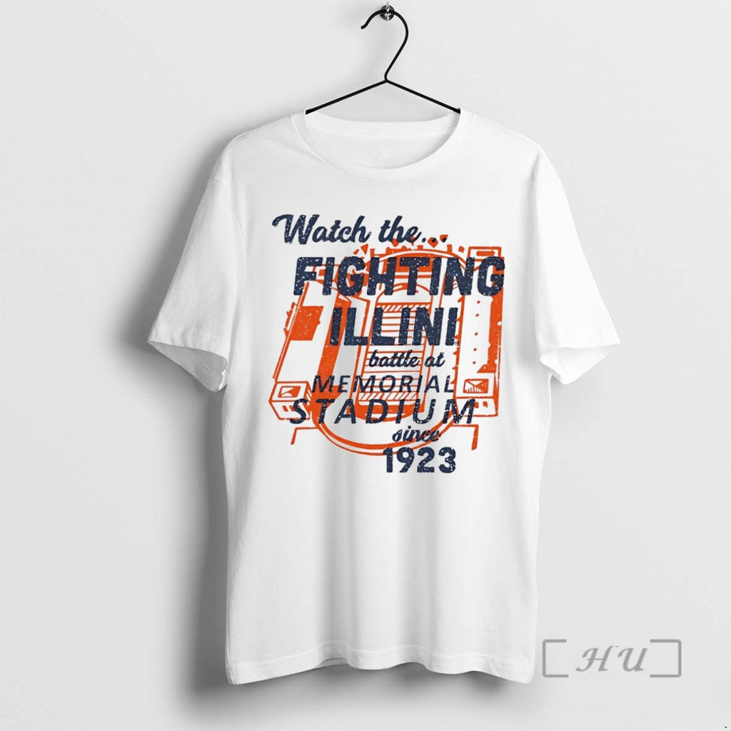 Trending Watch The Illinois Fighting Illini Battle At Memorial Stadium Since 1923