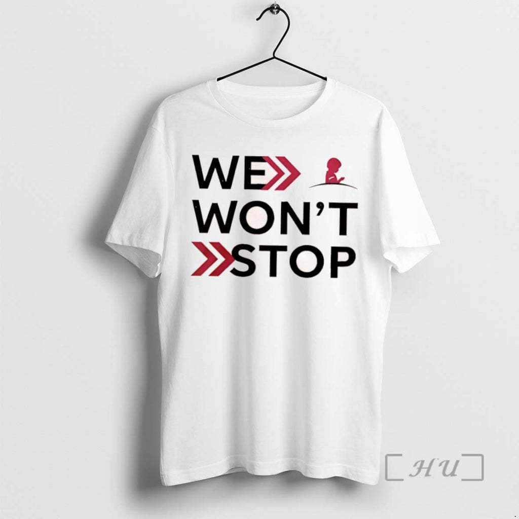 Trending We Wont Stop Hoops 2025 Child Tee Shirts Sweater