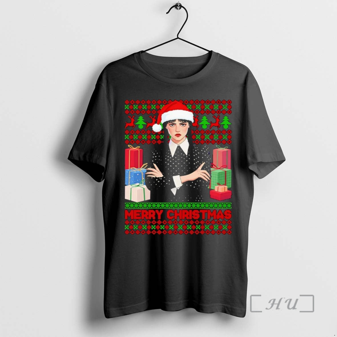 Trending Wednesday Addams Merry Christmas Premium T Shirt Sweater