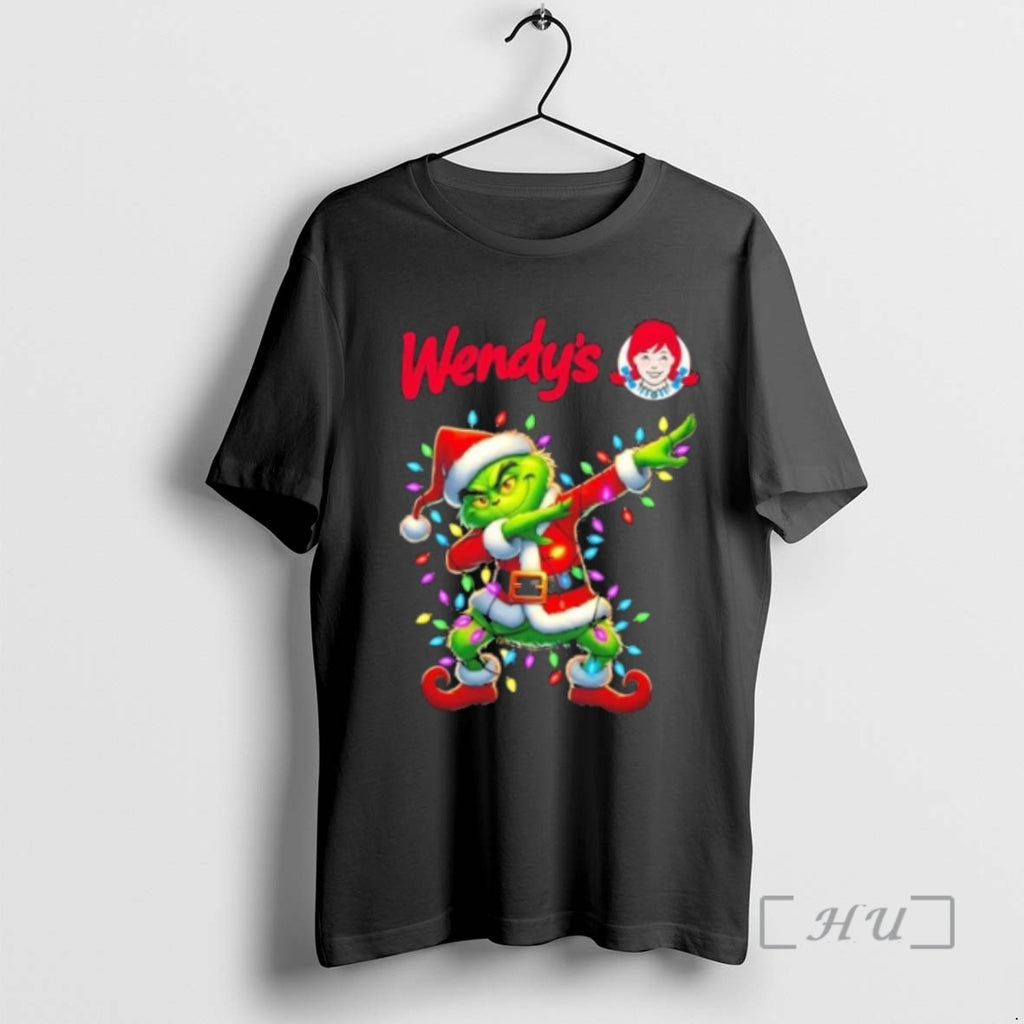 Trending Wendys Grinch Dabbing Merry Christmas Premium T Shirt Sweater