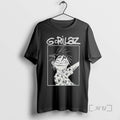 Trending Weyewcz5 Gorillaz Music Black And White Graphic Premium T Shirt Sweater