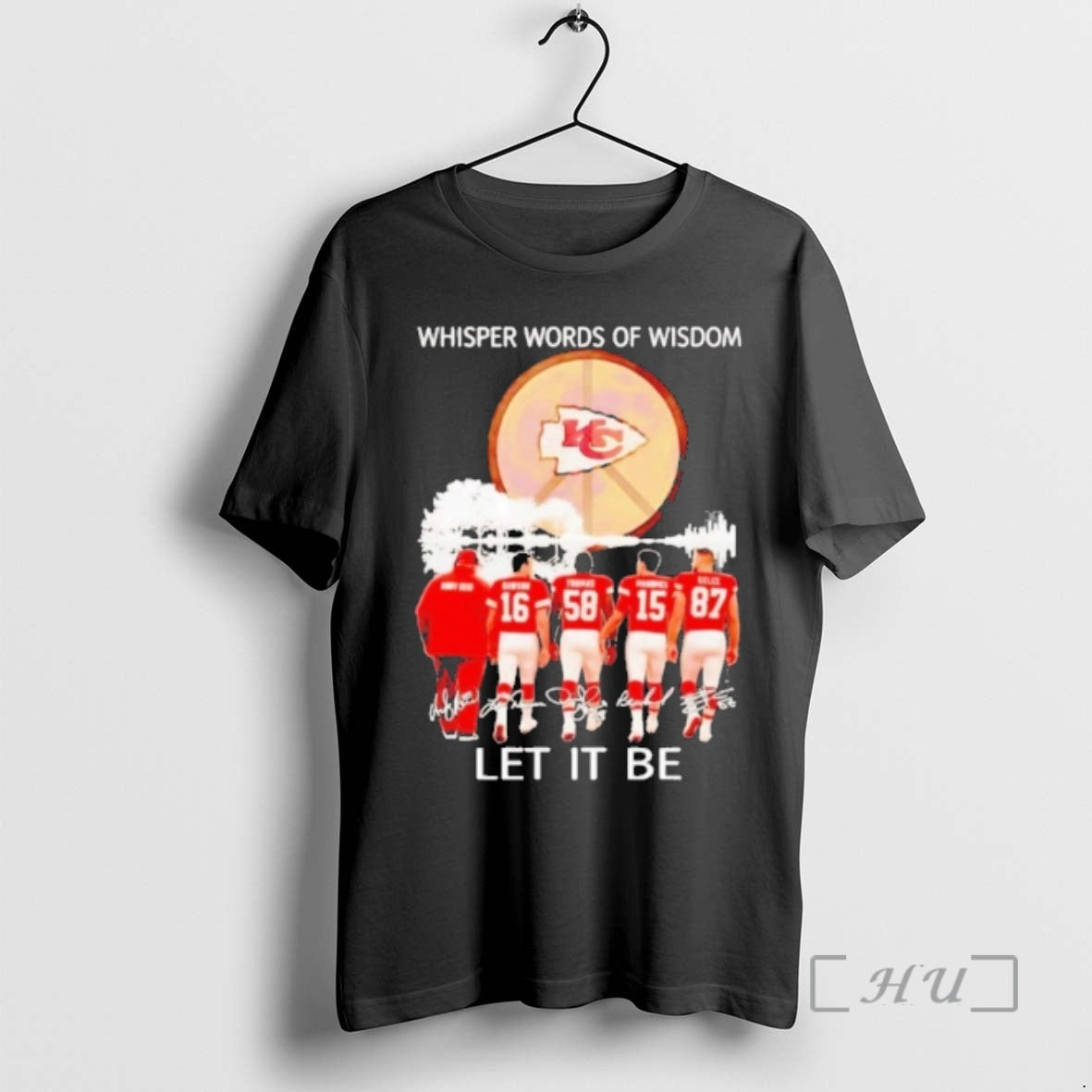 Trending Whisper Words Of Wisdom Let It Be Kansas City Chiefs Premium T Shirts Sweater