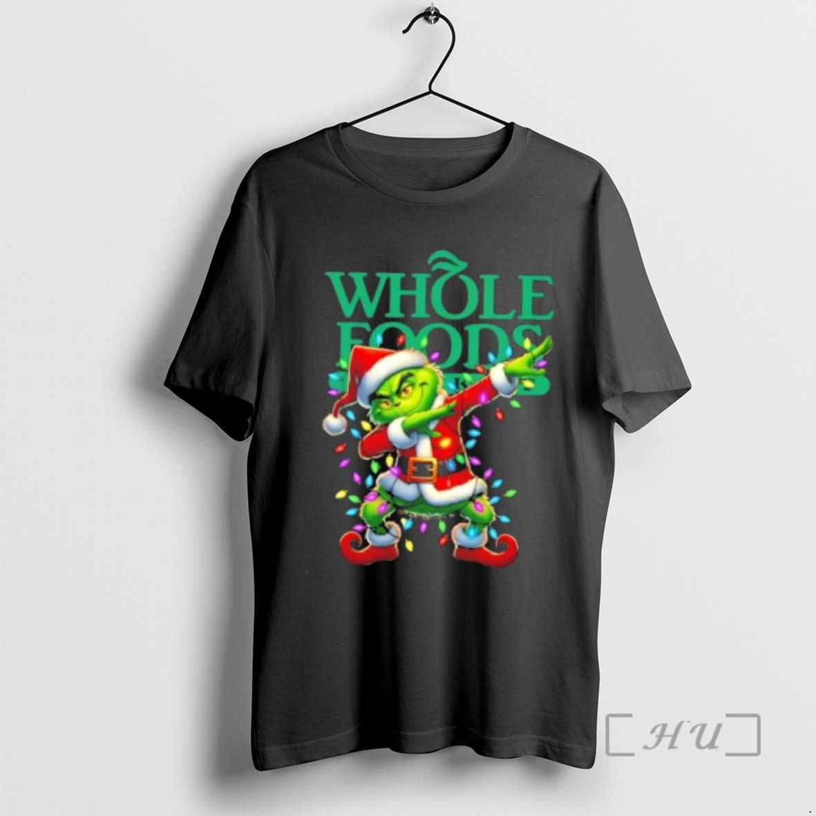 Trending Whole Foods Market Grinch Dabbing Merry Christmas Premium T Shirt Sweater