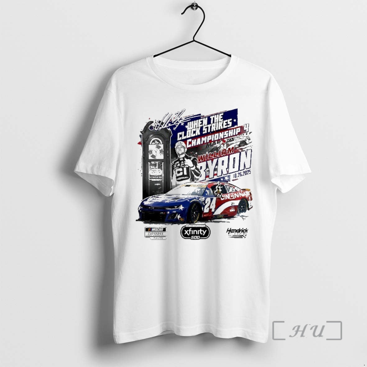 Trending William Byron 2025 Xfinity 500 Race Winner Championship 4 When The Clock Strikes Signature